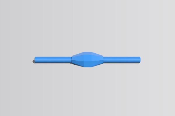 1_10 scale Spider 9 axle housing | 3d print model