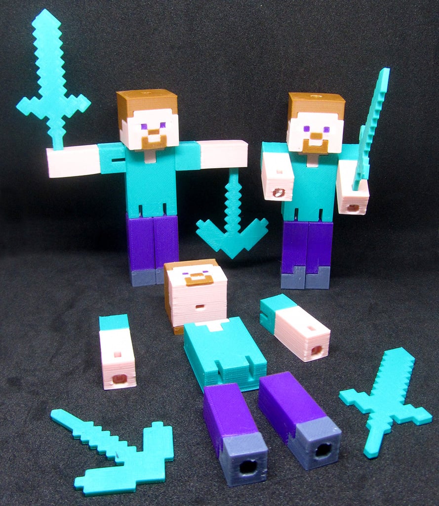 Minecraft Steve Articulated