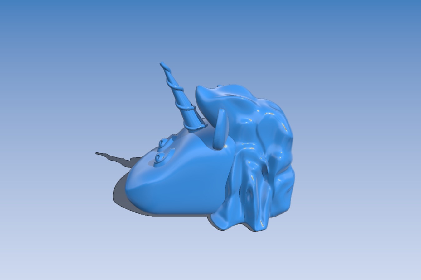 Happy Unicorn head