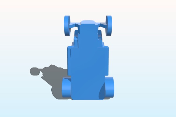 Car (old fashion rat rod) | 3d print model