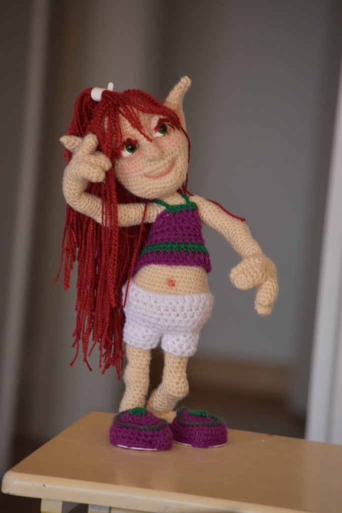 Posable skeleton for Crochet Characters