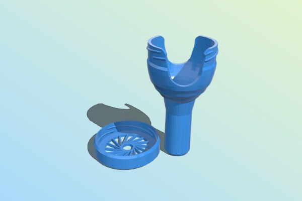 Tuba Mouthpiece Armor | 3d print model