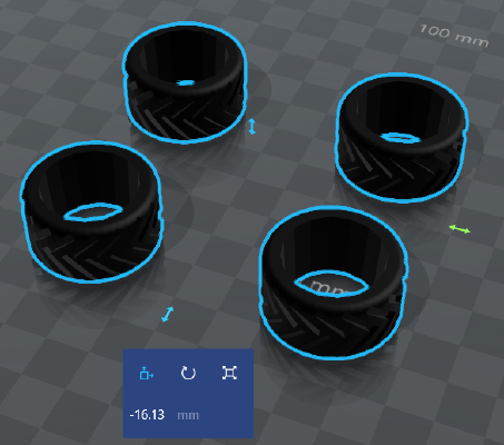 openscad Tyre | 3d print model