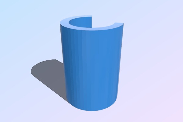 guidage haut tige filetée | 3d print model