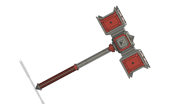 Dorin Ironfoot Hammer The Hobbit | 3d print model