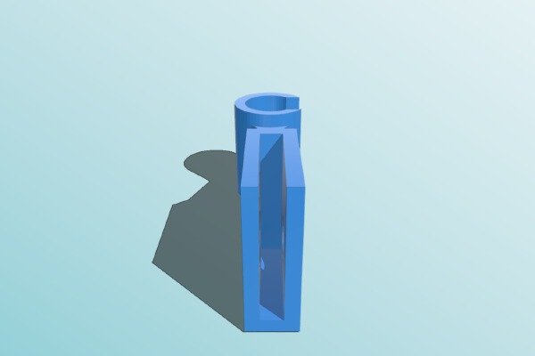 Anycubic i3 MEGA Bed Cable Guide V.zip tie | 3d print model