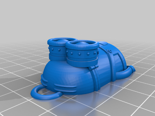 Keychain: Minion Dave - halved | 3d print model