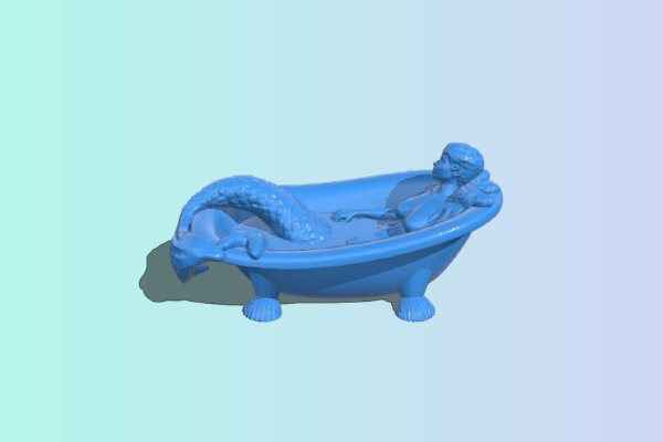 Mermaid bath | 3d print model