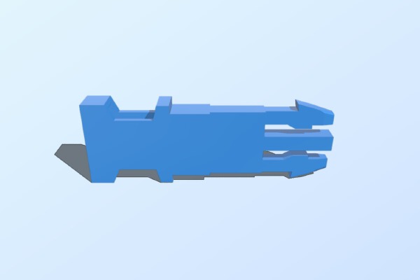 Easy to carry restaurant high chair extension | 3d print model