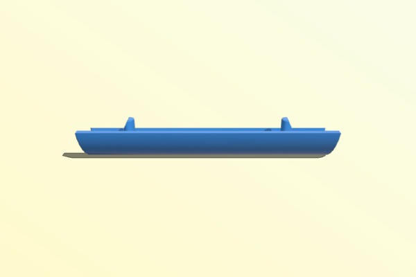 VW interior door handle, MK4 (Bora, Jetta, Golf, GTI, etc., '99-'05) Part no. 3-B0-867-175-A | 3d print model