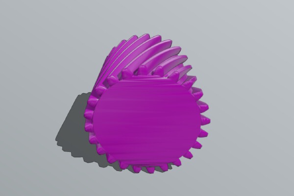 24 tooth Helical Gear Pencil Holder Vase | 3d print model