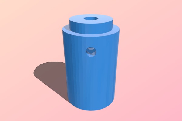 Coupling M8 for Nema 17 | 3d print model