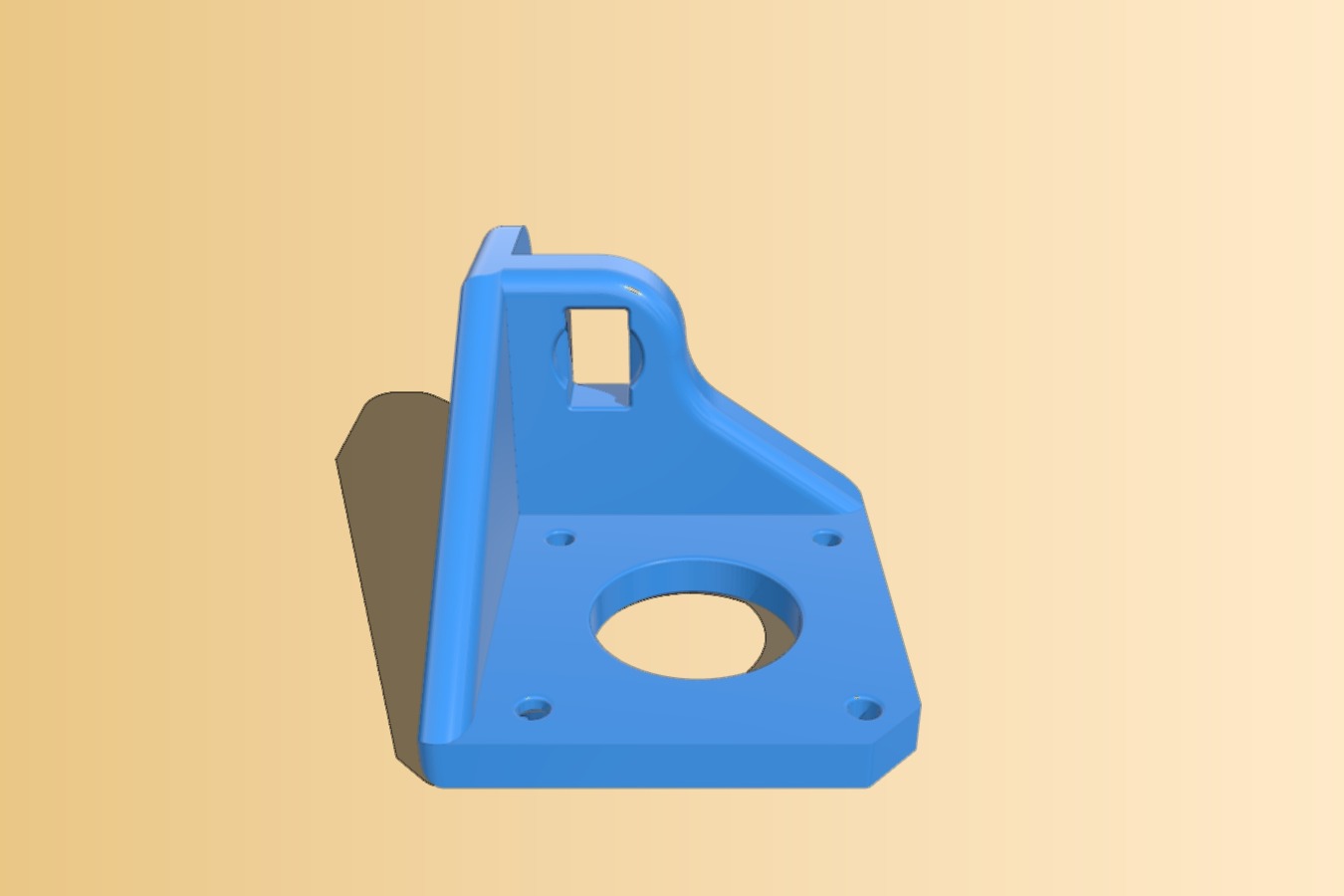 2020 Extrusion Mount for Bondtech BMG Extruder