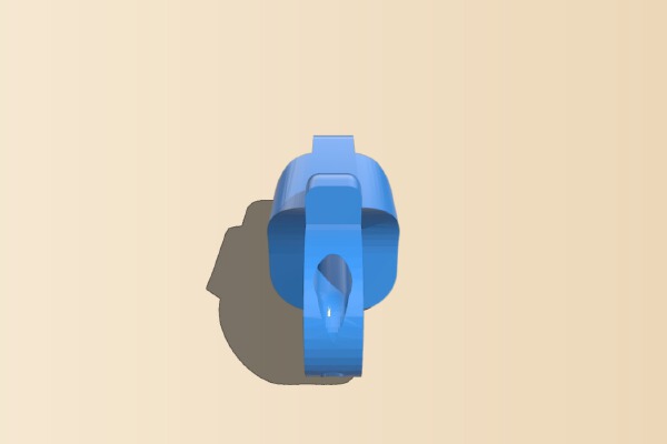 Robohand Proximal Phal with Cable Channel | 3d print model