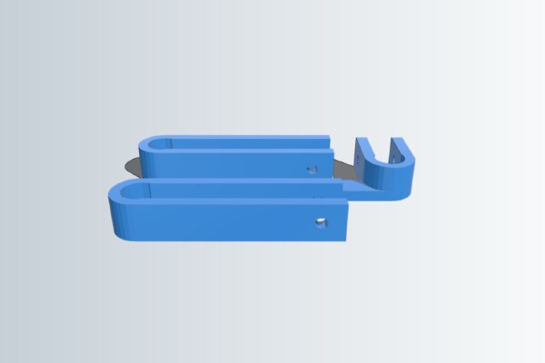 Extended reprappro mendel extruder mounts | 3d print model