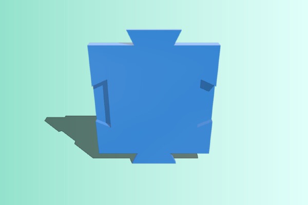 Simple Chess Board - Easy to print - fixed borders and corners - fixed size | 3d print model