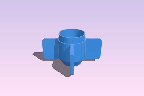 Impeller for water pump Askoll M47 30W (washing mashine) | 3d print model