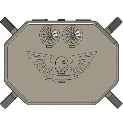 WH40K Sci-Fi Bunker | 3d print model