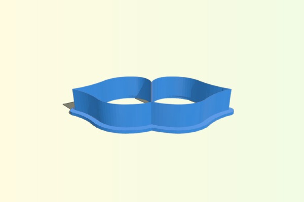 Solid Lips Cookie cutter | 3d print model