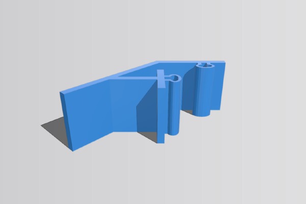 Printer LCD Controller Bracket for 1.5" 8020 | 3d print model
