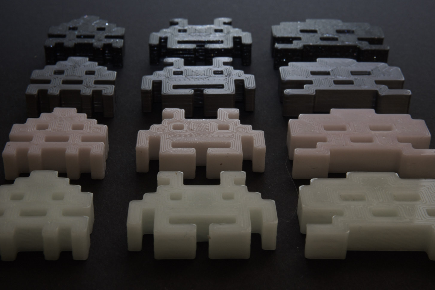 Tiny Space Invaders - for 3 and 5mm Magnets