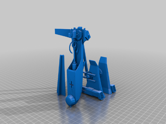 space fish flyer - with 3mf | 3d print model