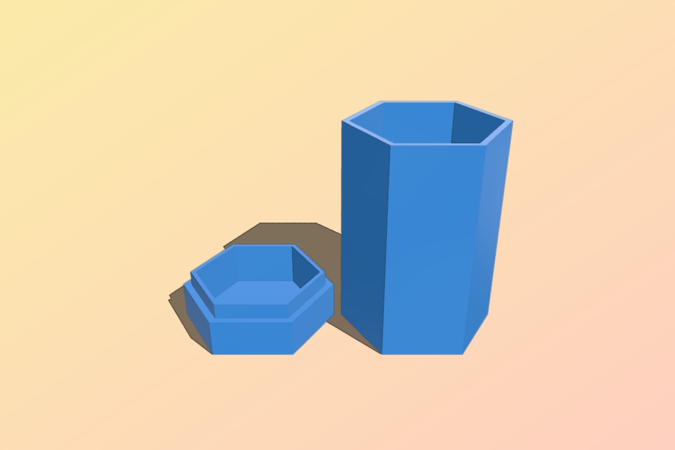 My Customized Parametric Polygonal Lidded Box