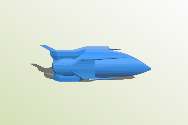 Terran Trade Authority Avery AAF 212 Hornet Star Fighter | 3d print model