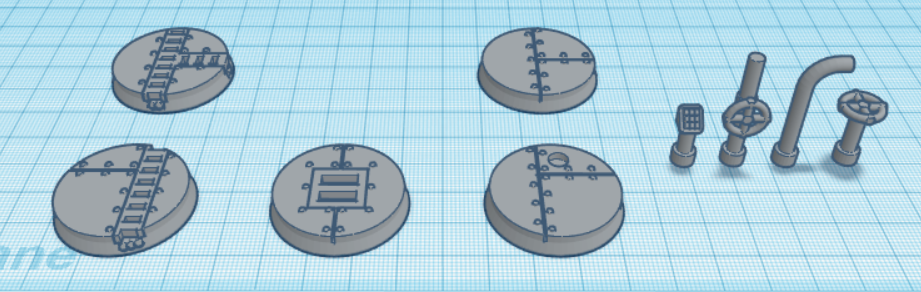 32mm Starship_Manufactorum Bases | 3d print model