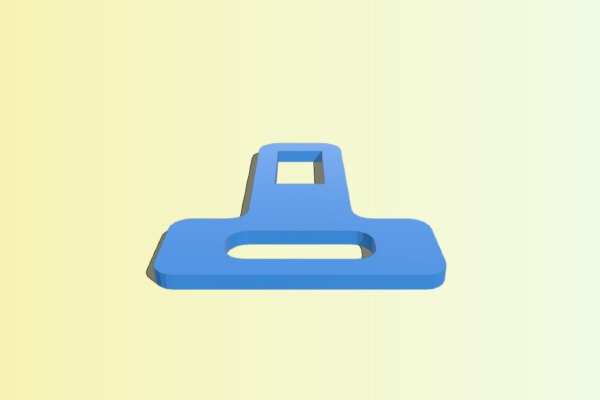 Seat Belt Buckle Ford Transit Connect Mk2 | 3d print model