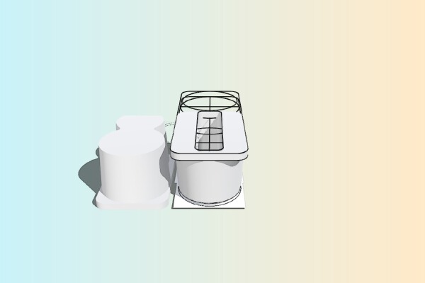 Skoda Octavia MK3 Phone Slot into Cup Holder | 3d print model