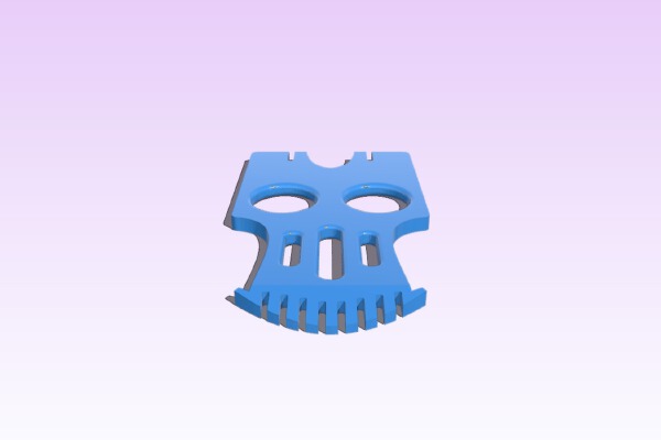 Skull HeadPhones Holder | 3d print model