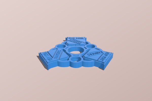 New York Rangers Fidget Spinner | 3d print model