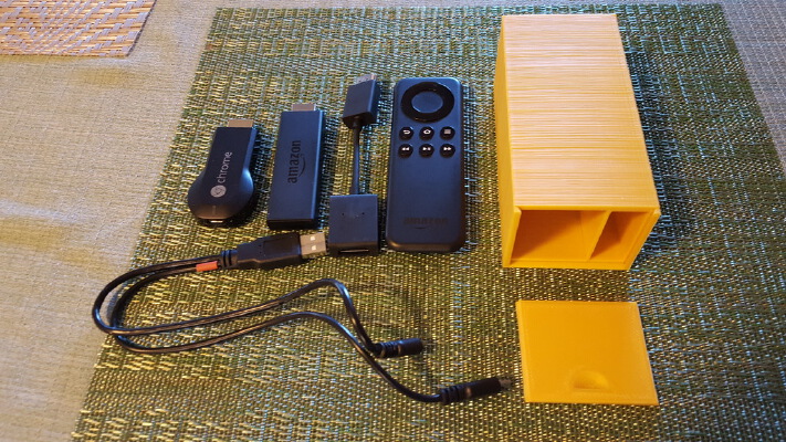 Chromecast/Firestick Travel Case | 3d print model