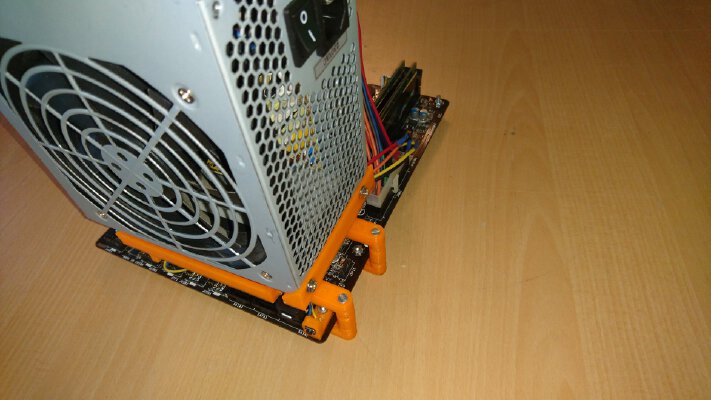 Minimalistic mATX PC build | 3d print model