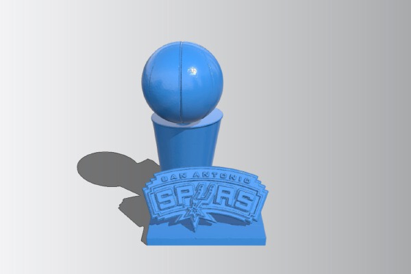 San Antonio Spurs Championship Trophy | 3d print model