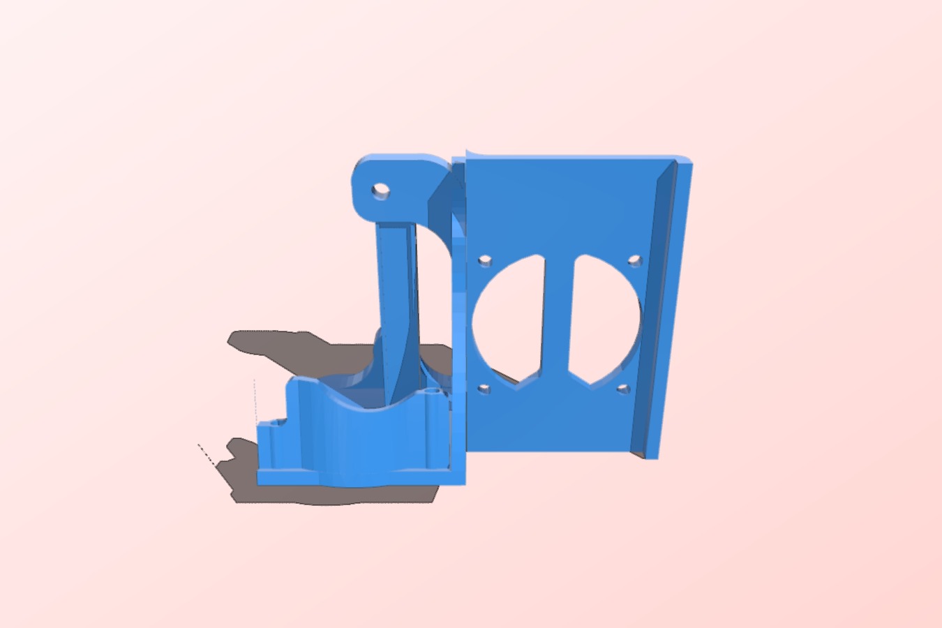 Fan PRUSA i3 HotEnd Adapt to J-head _ Adaptacion del soporte del ventilador a extrusor J-head