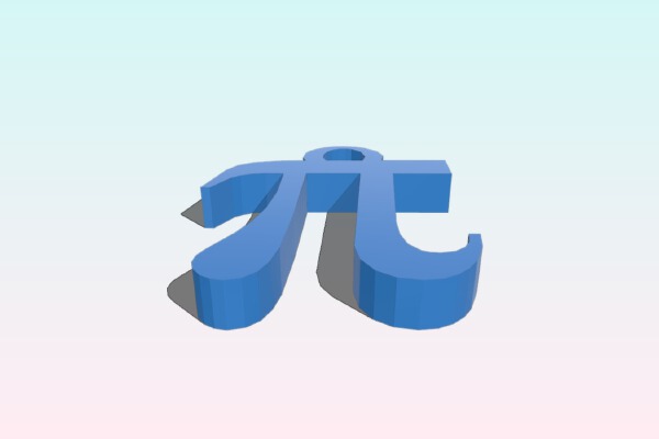 Pi Pendant | 3d print model