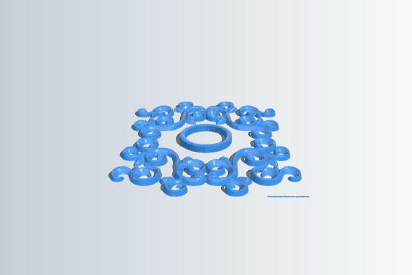 Pattern dekor Flower | 3d print model