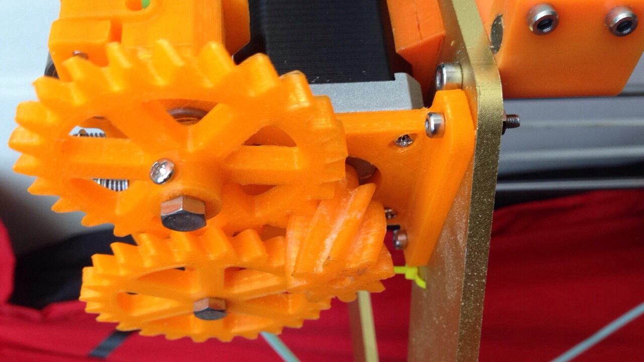 double wheel extruder