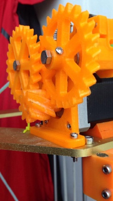 double wheel extruder | 3d print model