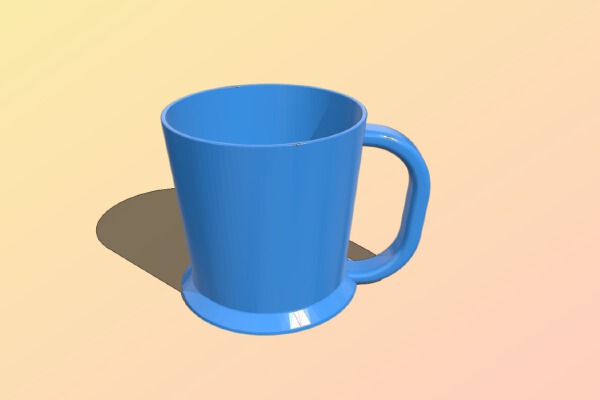 Plastic Cup Holder | 3d print model