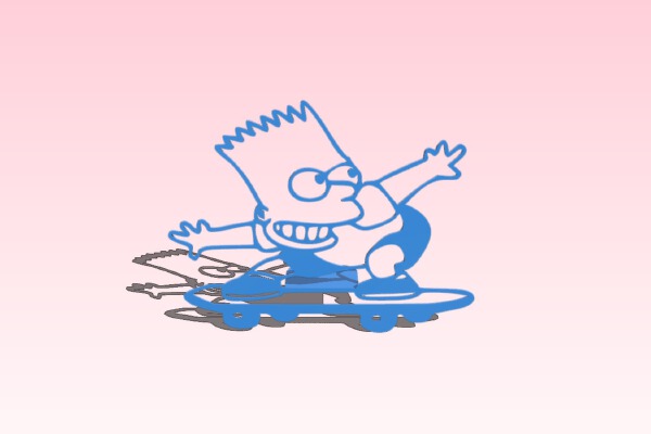 Bart Boarding | 3d print model