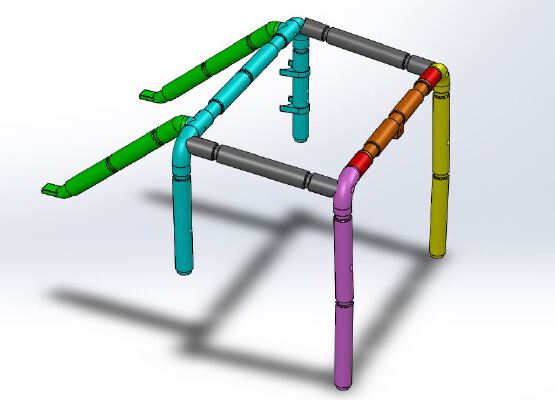 Marui Super Wheelie Full Cage assembly | 3d print model