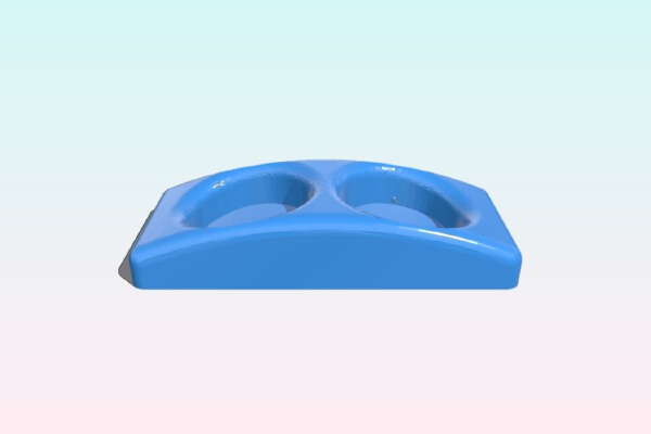 Magnetic gecko dish | 3d print model