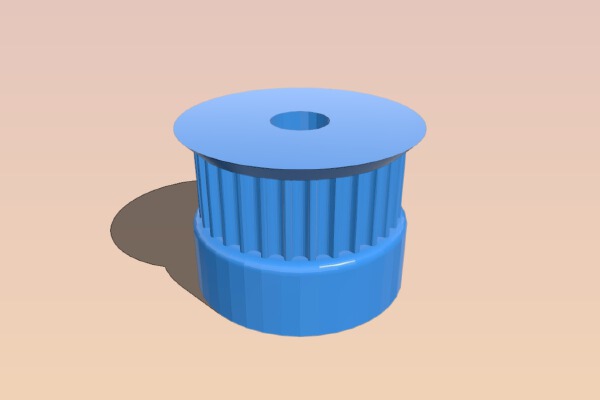 Shapeoko3 GT2-30 tooth pulley | 3d print model