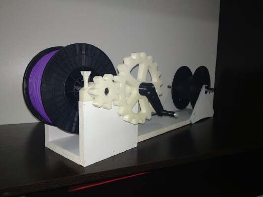 The self-made machine for winding of plastic in the 3D printing! | 3d print model