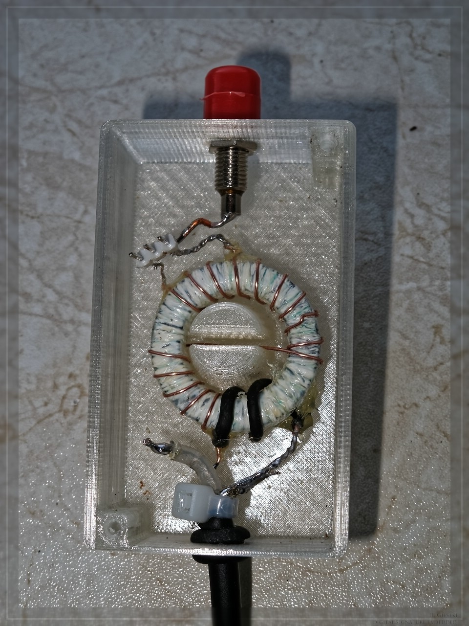 Case for simple QRP Endfed Transformer