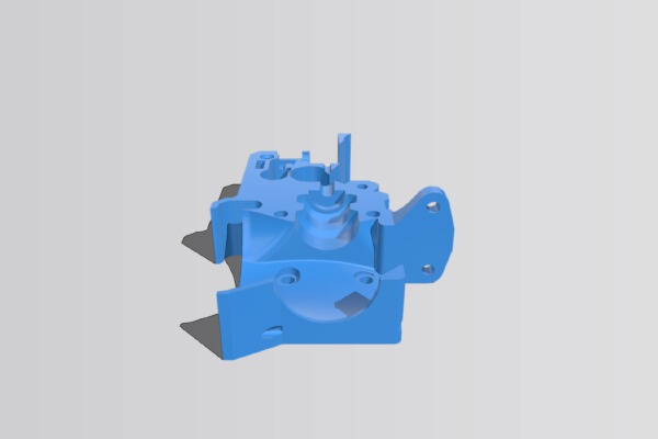 BLtouch mount Prusa MK3S extruder | 3d print model