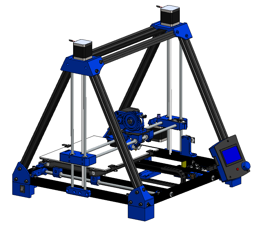BCN3D+ Y Axis bars